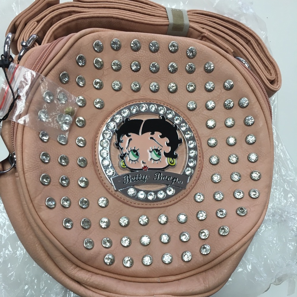 Betty Boop Rhinestone Body Bag